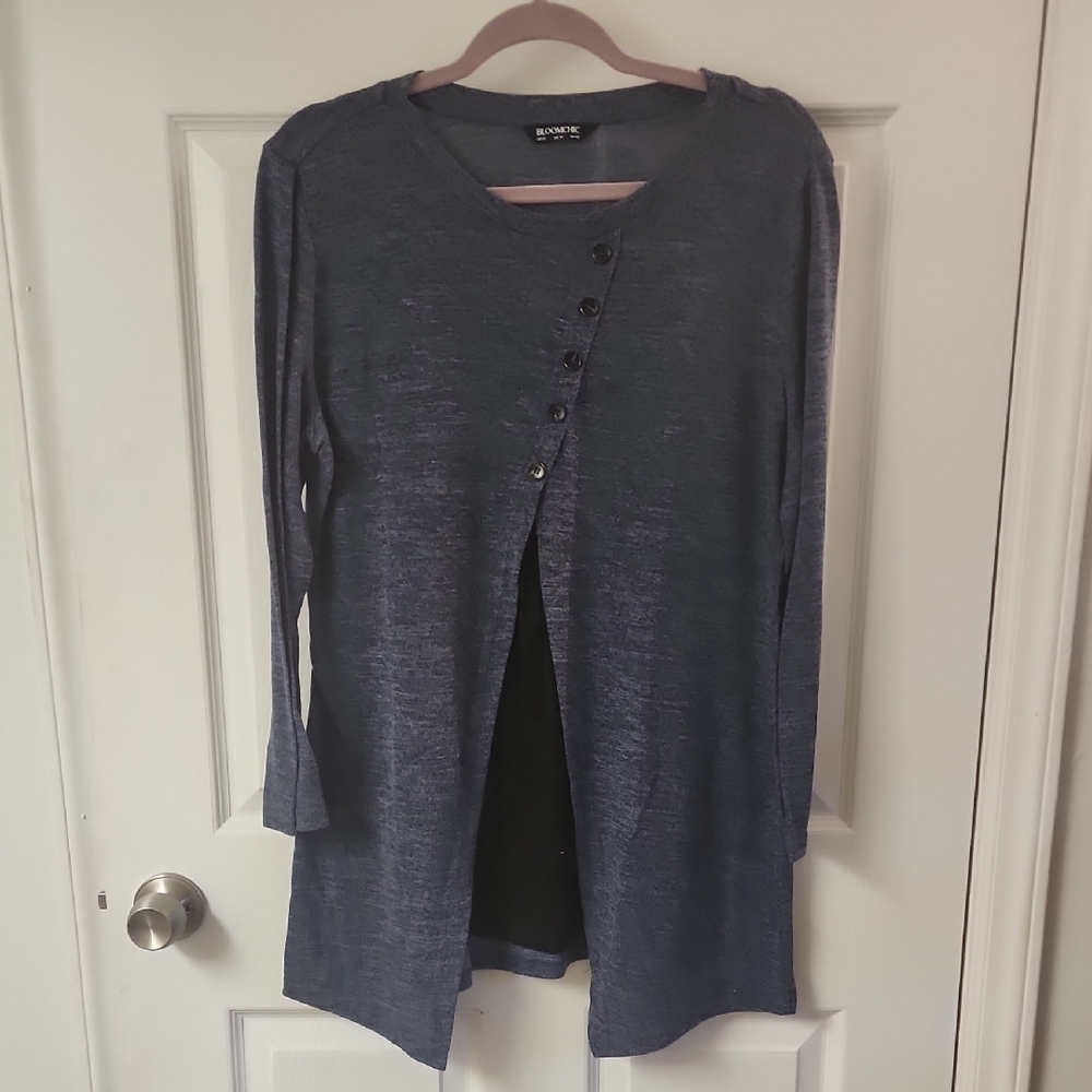 Blue Gray Sweater